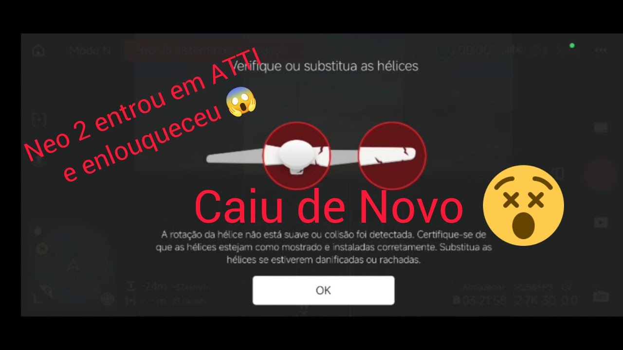 NEO 2 Entrou em Modo ATTI durante o dia