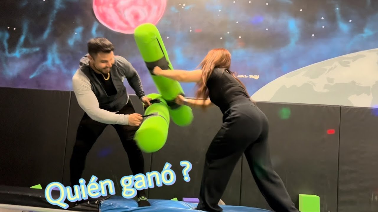 Día de diversión en los trampolines
