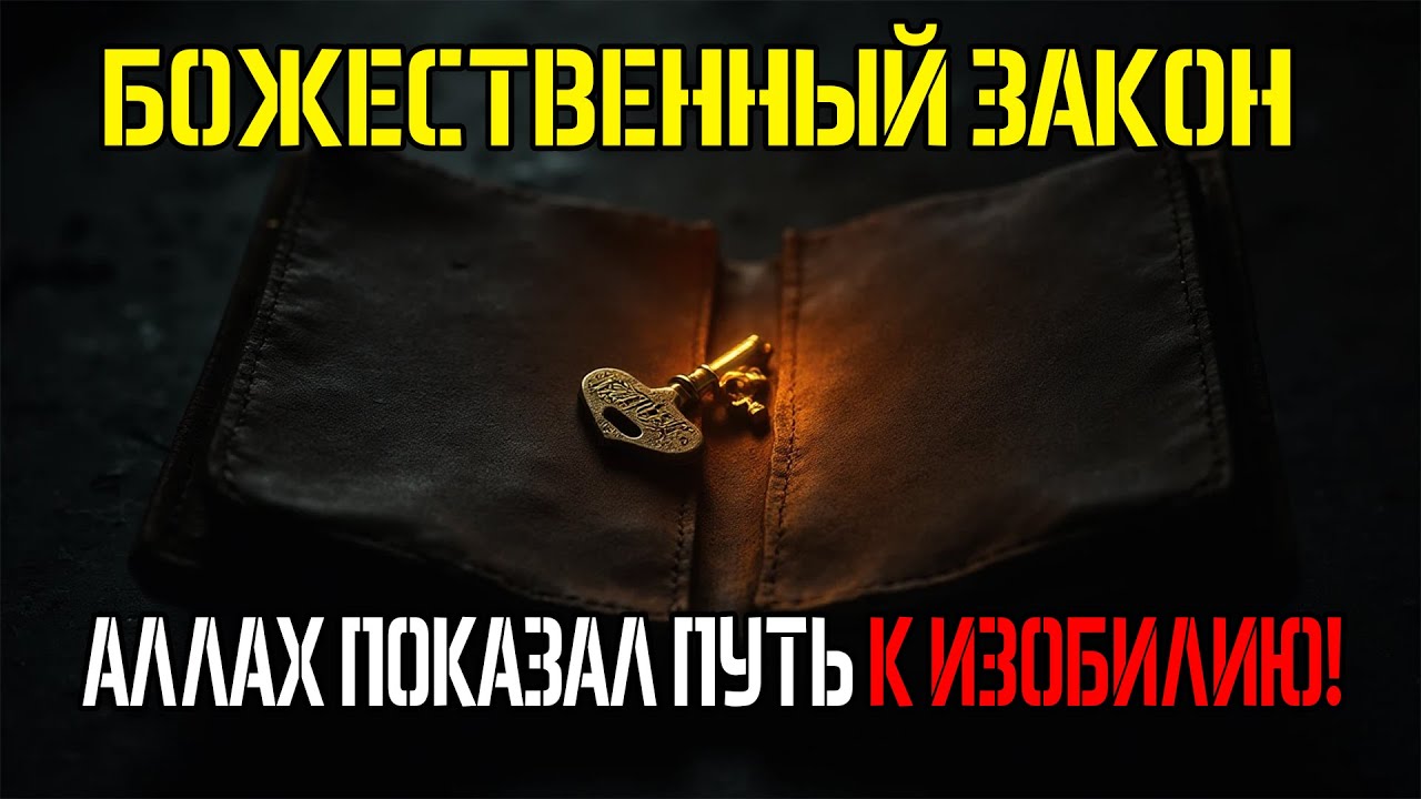 Тайный Ключ АЛЛАХА: Как Его Мудрость Утроит Ваш Ризк За 7 Дней...