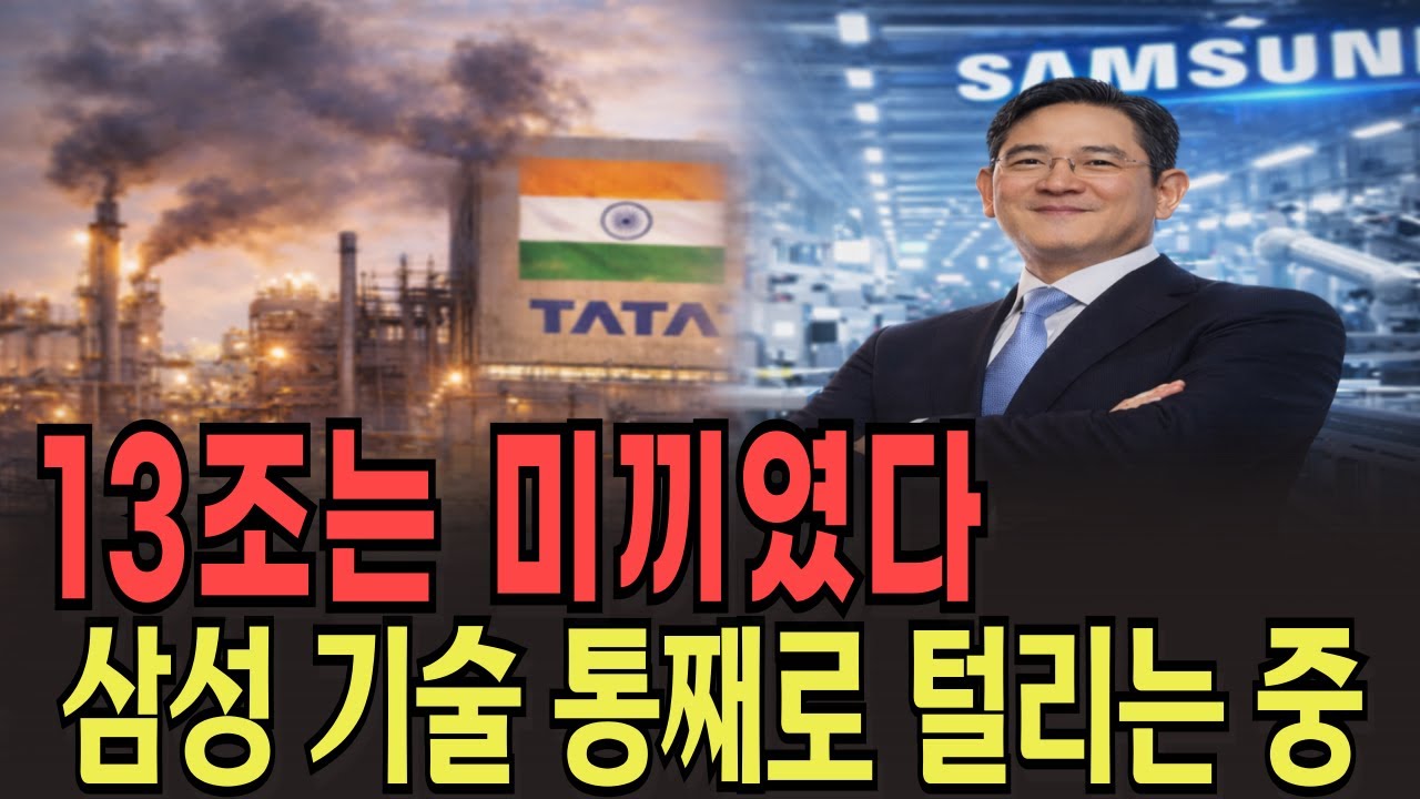 “삼성이 이용당했습니다” 13조 원 태우고도 인도를 못 떠나는 소름 돋는 이유