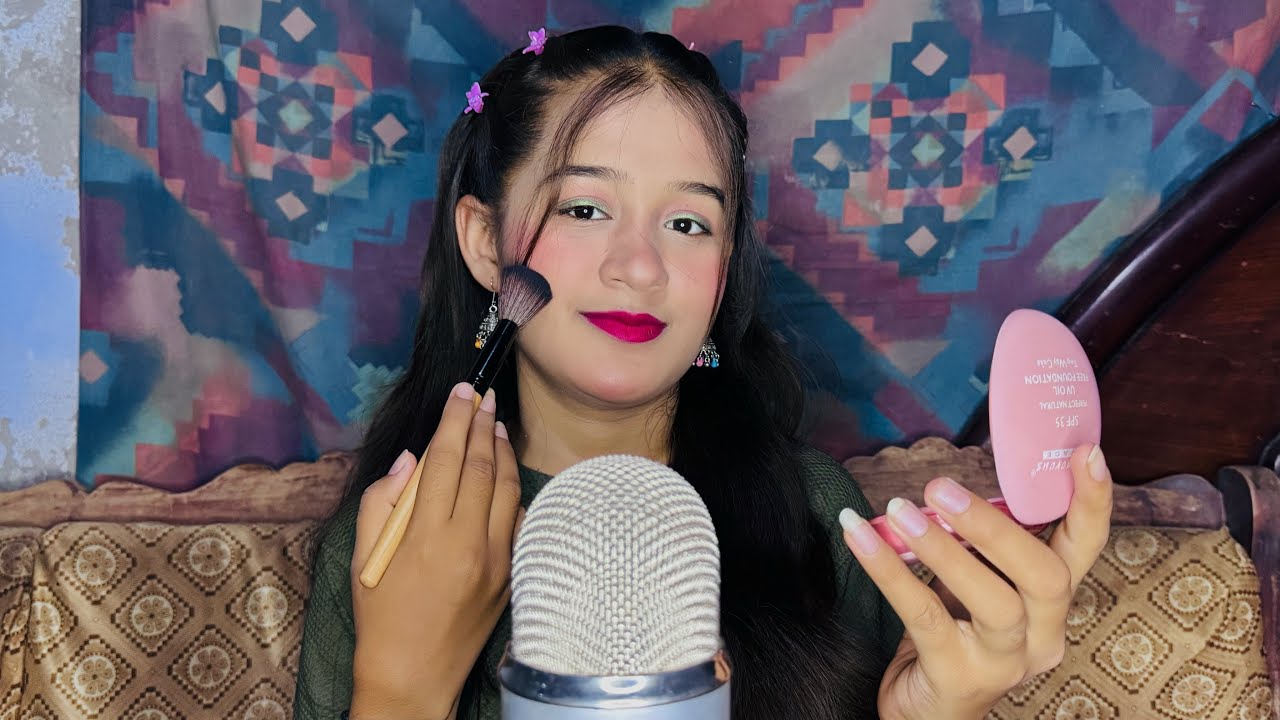ASMR Doing My Face Makeup 💄 