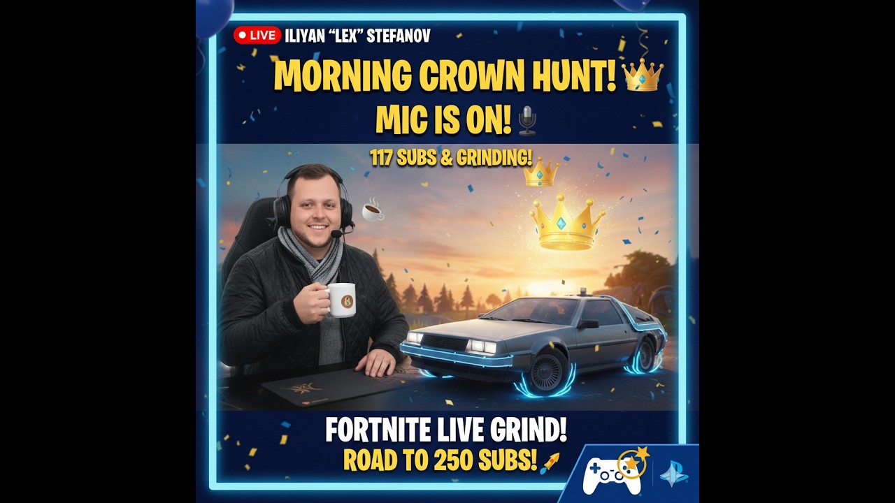 LIVE 🔴 MORNING CROWN HUNT! 👑 118 SUBS & MIC IS ON! 🎙️ (Road to 250)