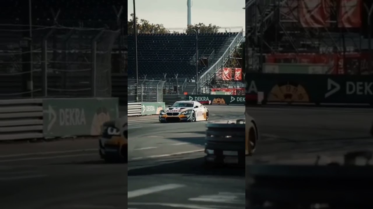BMW M6 GT3 on beast mode on the track | BMW M motorsports 