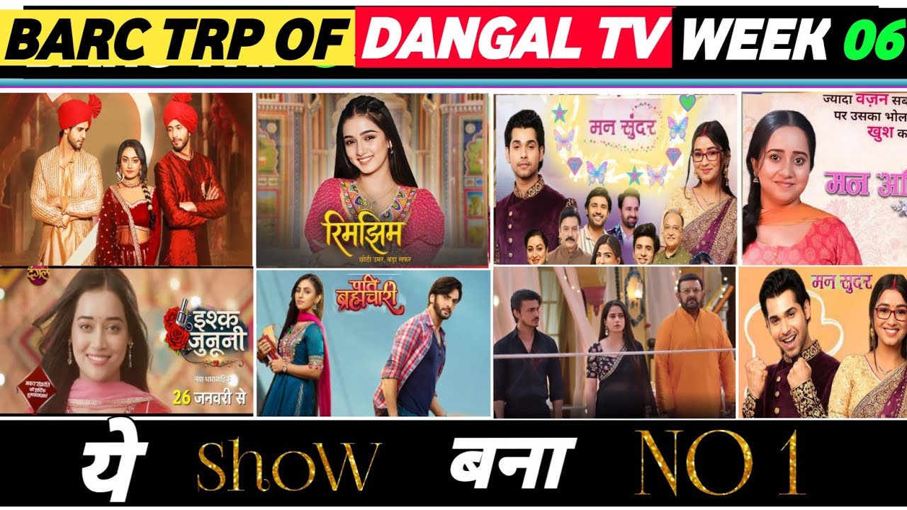 Dangal TV Barc Trp of Week 06 (2026) : Sajan Ghar, Pati Brahmachari, Ishq Junooni