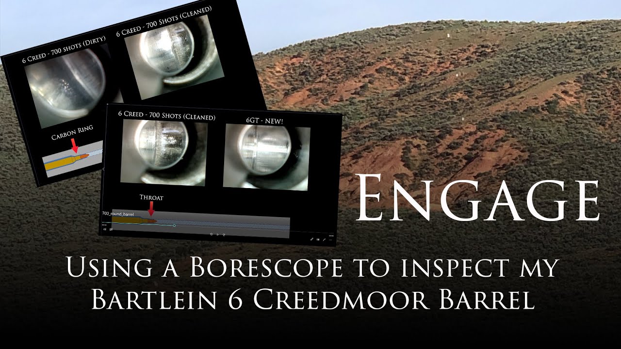 Borescope Inspecting a Bartlein 6 Creedmoor Barrel After 700 Rounds