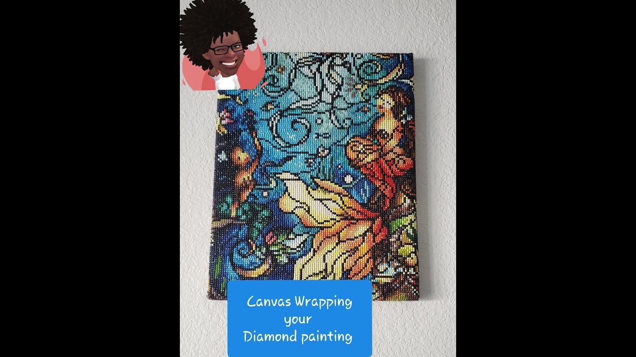 Framing a Diamond Painting *Canvas Stretching/ Wrapping*