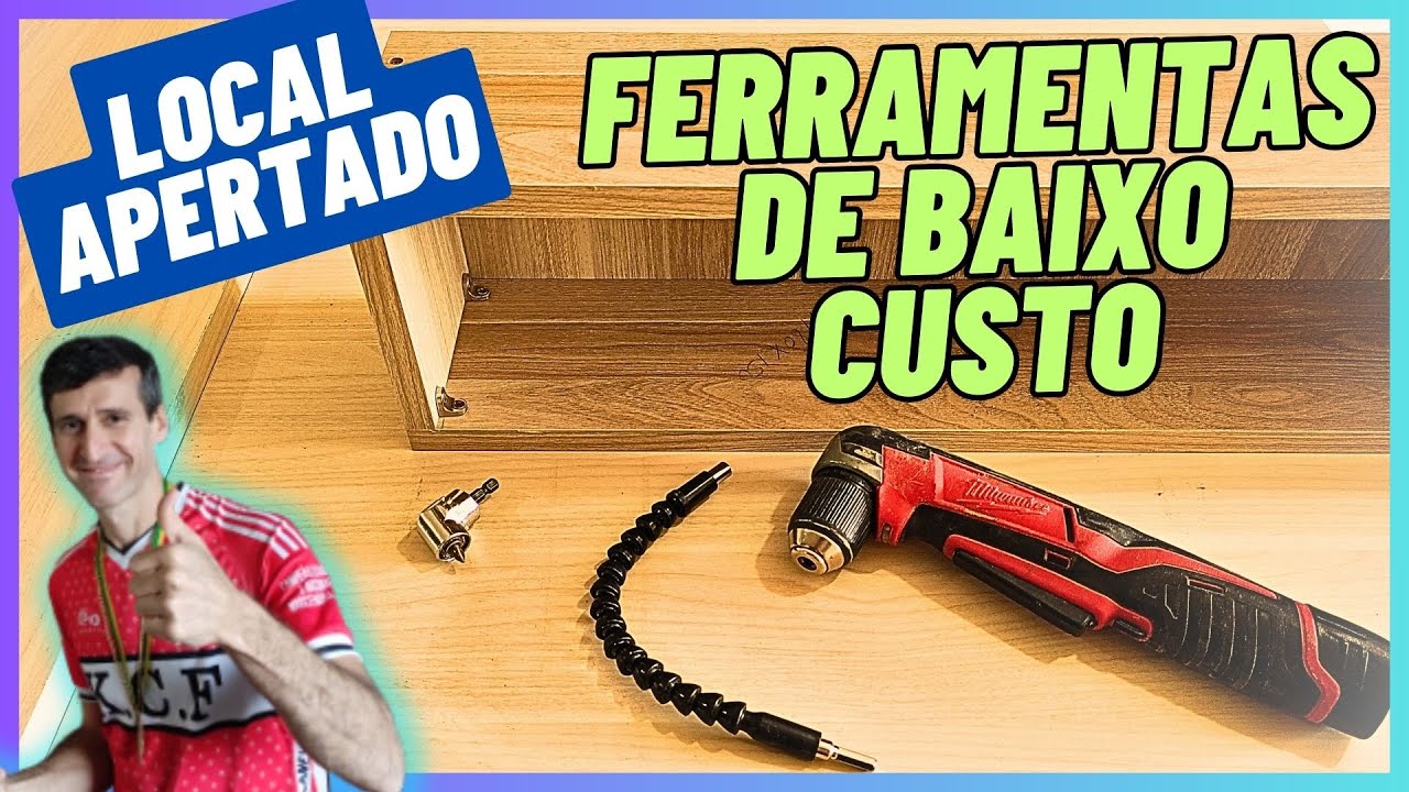 Como Parafusar em LOCAL APERTADO / Como fazer nicho de MDF INVESTINDO POUCO