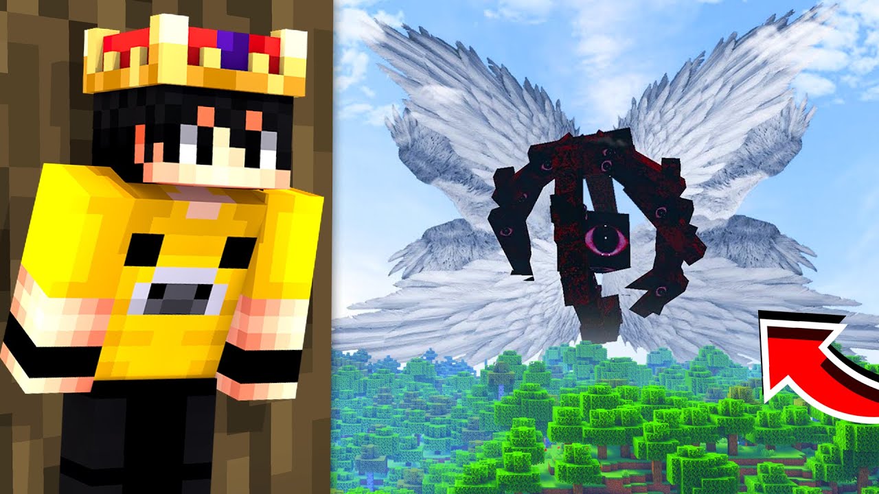Minecraft'ta YASAKLANAN TANRI MODUNU DENEDİK!