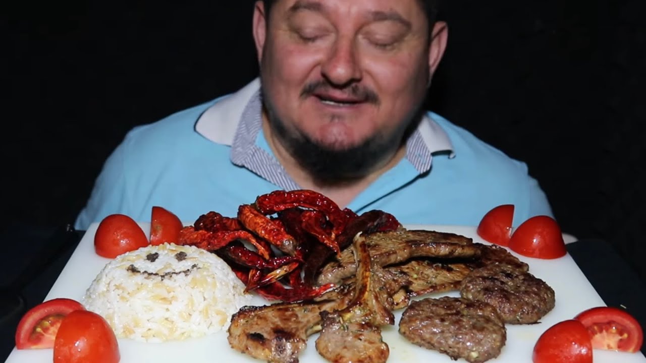 ASMR Izgara Köfte pirzola biftek#foodasmr #amazing #sleep #asmr