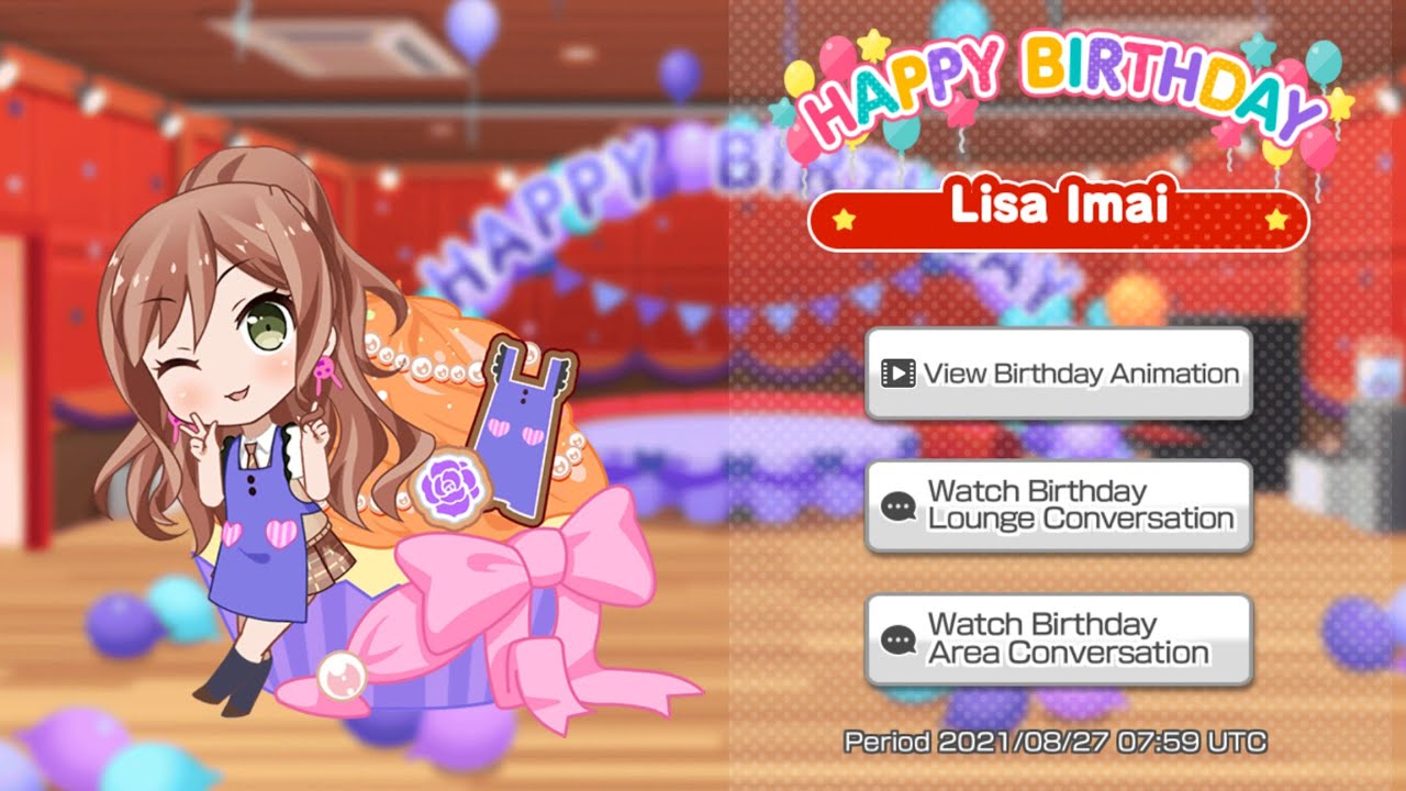 Lisa's Birthday Interactions 2021 | Garupa (EN)