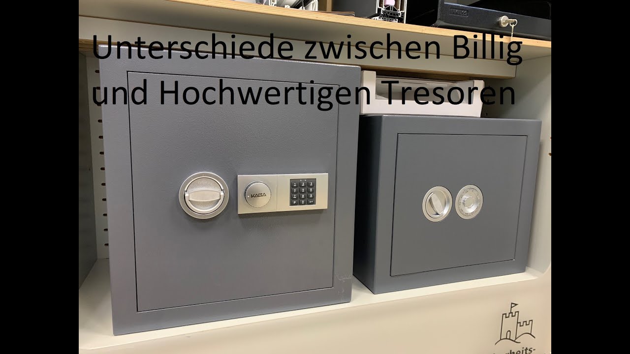 Alles was man über Tresore wissen sollte.