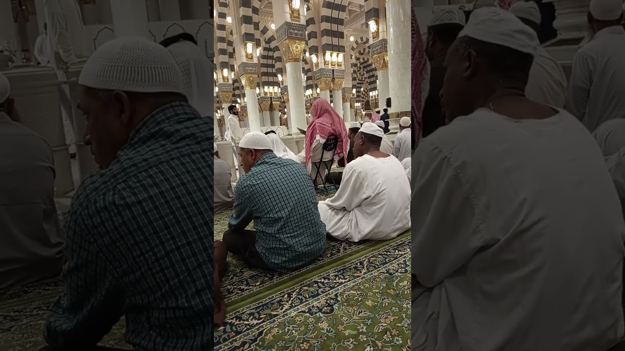 اذان العشاء من المسجد النبوي الشريف الاحد 11 محرم 1447