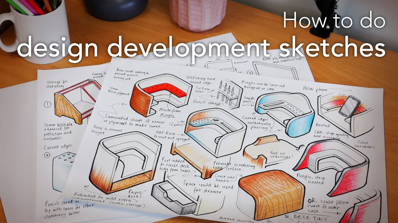 Developing design ideas | Sketching | Layout