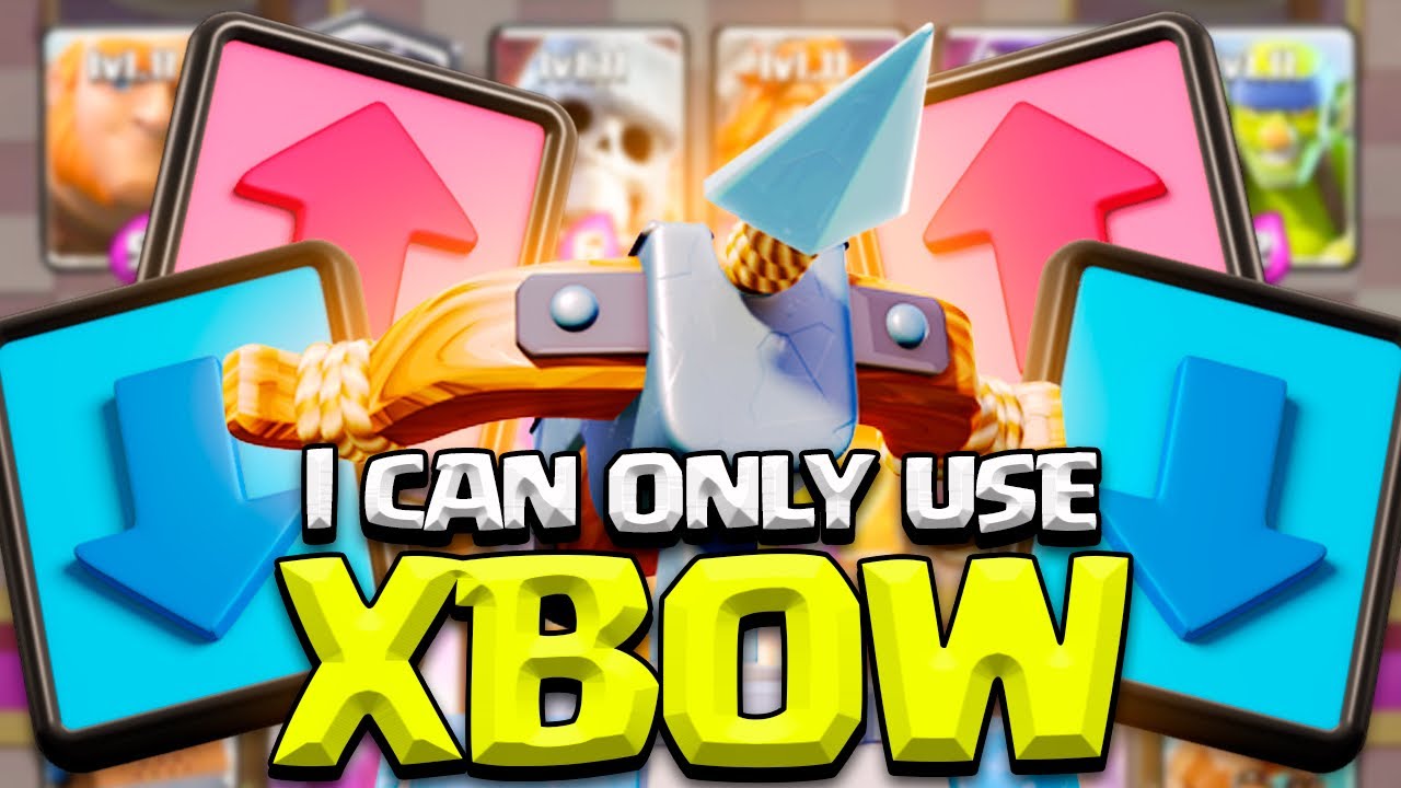 MEGA DRAFT BUT I CAN ONLY PICK X-BOW 🤣🙏 - Clash Royale