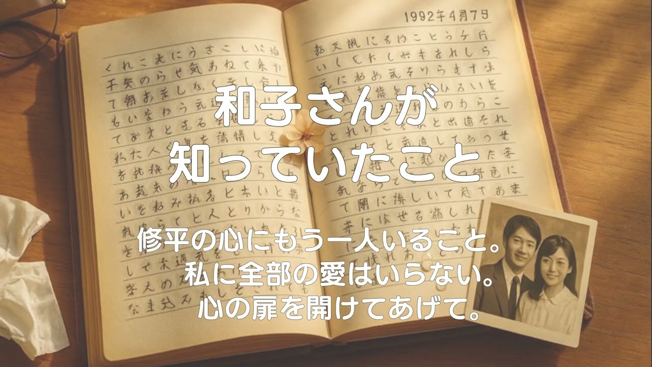 8話. 亡き妻の日記に書かれていた言葉 — 心の扉を開けてあげて ｜ 五十路、ふたたび恋をして