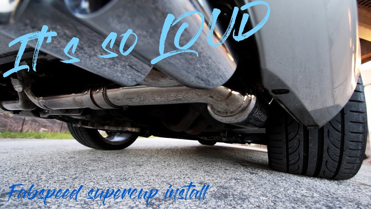 Porsche exhaust sound, Fabspeed supercup install