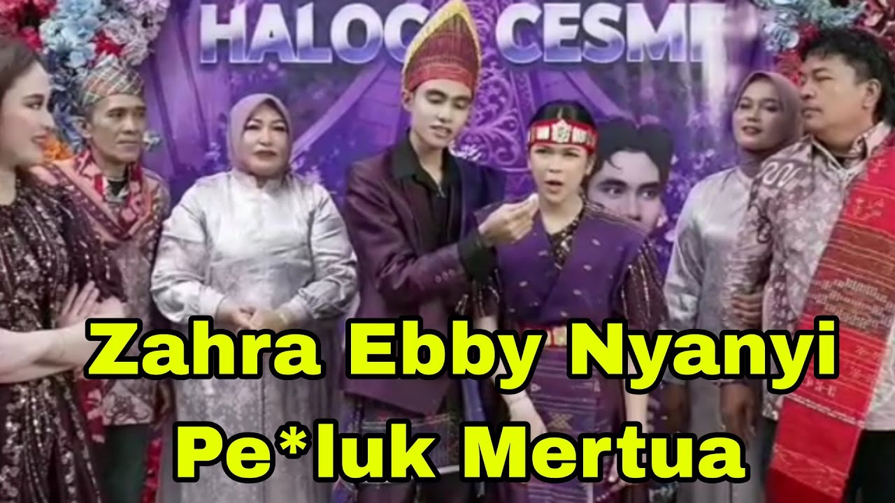 ZAHRA EBBY FOTO KELUARGA BARENG PAK GONDANG AYH EBBY