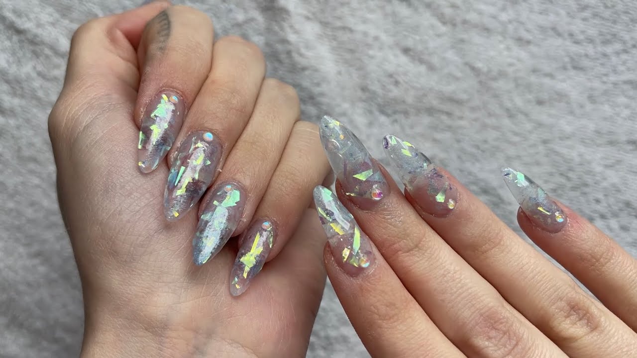Blue Glass Spring Set | Polygel at home