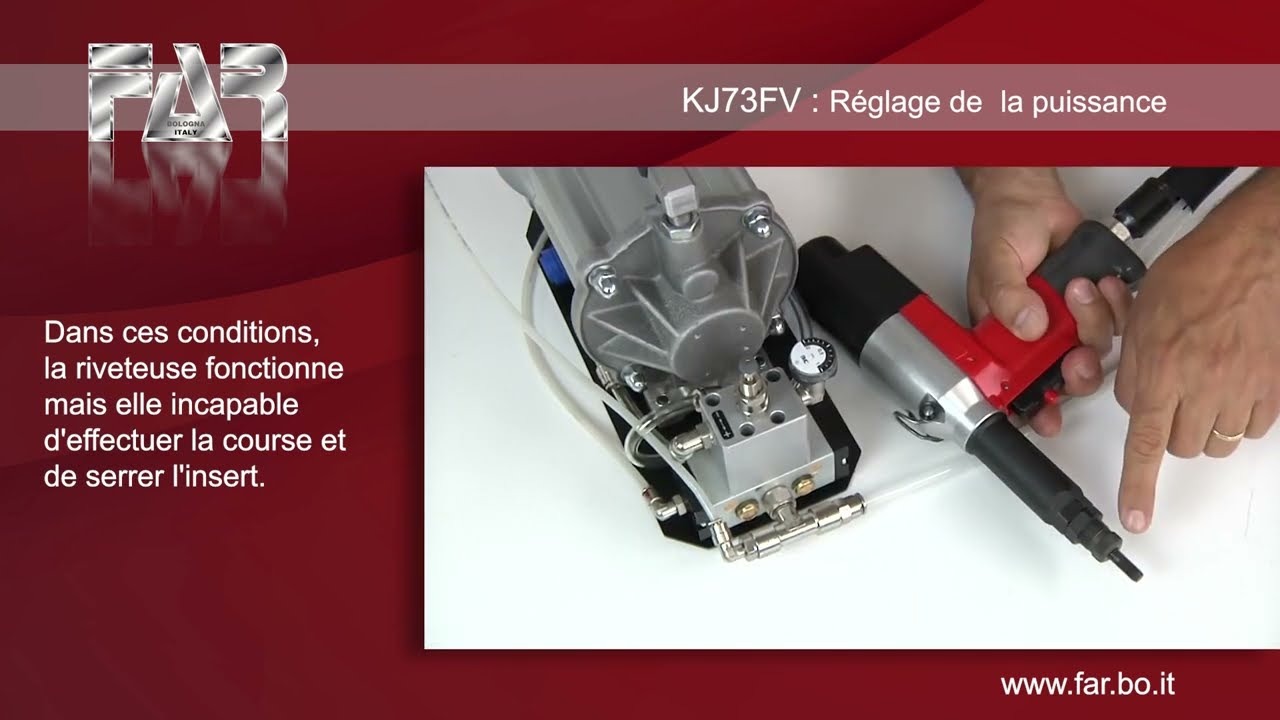 KJ73FV - RÉGLAGE DE LA PUISSANCE