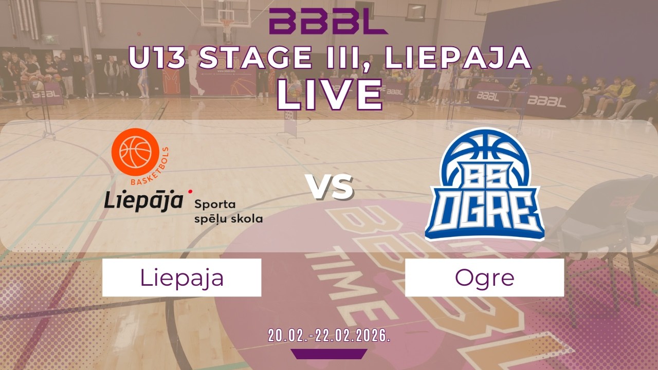 Liepāja 2013 vs BS Ogre-2 2013 | BBBL U13 | Stage III
