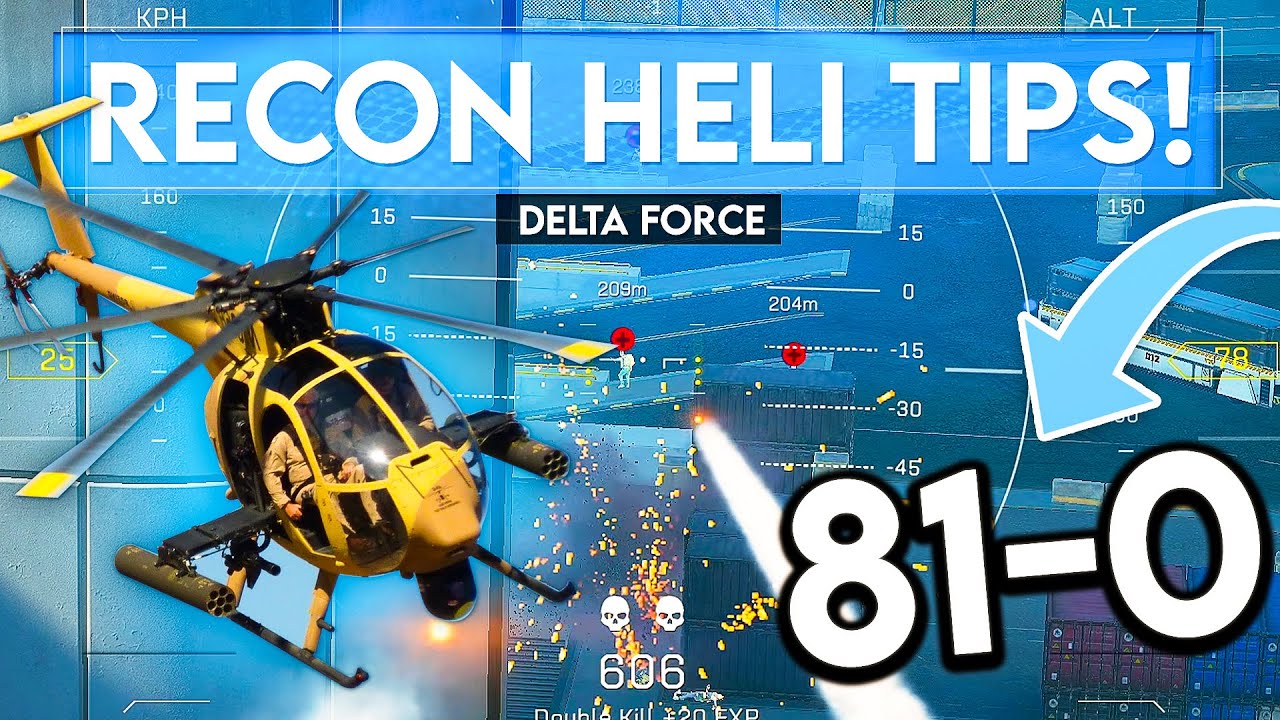How I MASTERED the Recon Heli in Delta Force!