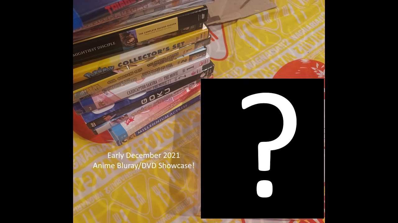 Anime Bluray/DVD Showcase Early December 2021