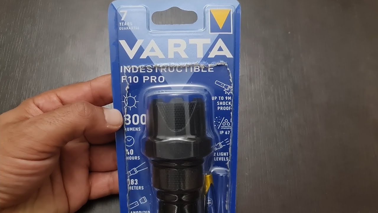 Varta F10 Pro Indestructible El Feneri İncelemesi. Yok Edilemez El Feneri.