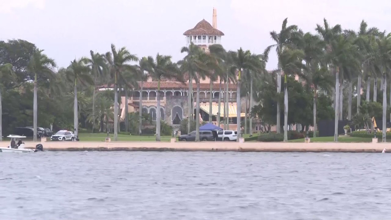 WATCH LIVE: View of Mar-a-Lago where Trump is spending the weekend