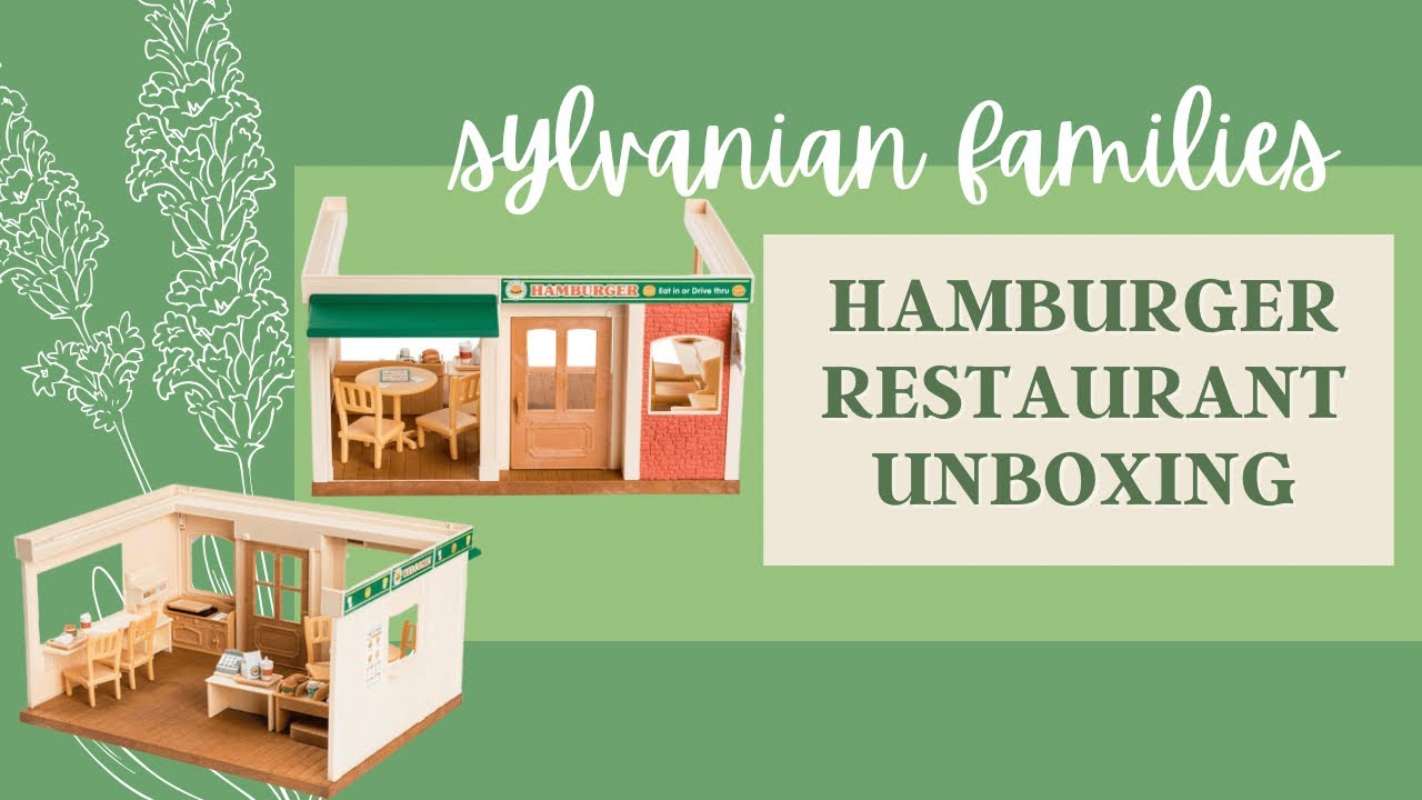 Sylvanian Families: UNBOXING The Hamburger Restaurant!