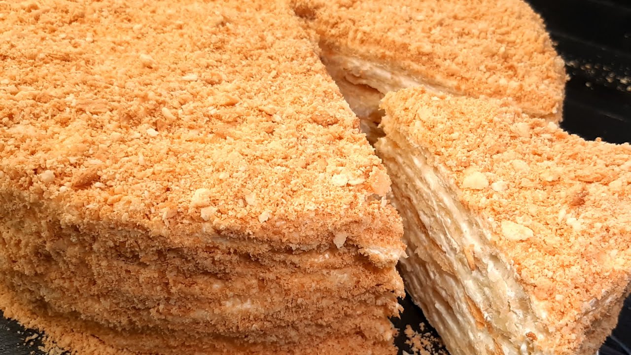 Xəmiri sadəcə 3 ərzaqla!! Super asan hazırlanan Napoleon tortu resepti. TORT NAPOLEON |MYFOODCHANNEL