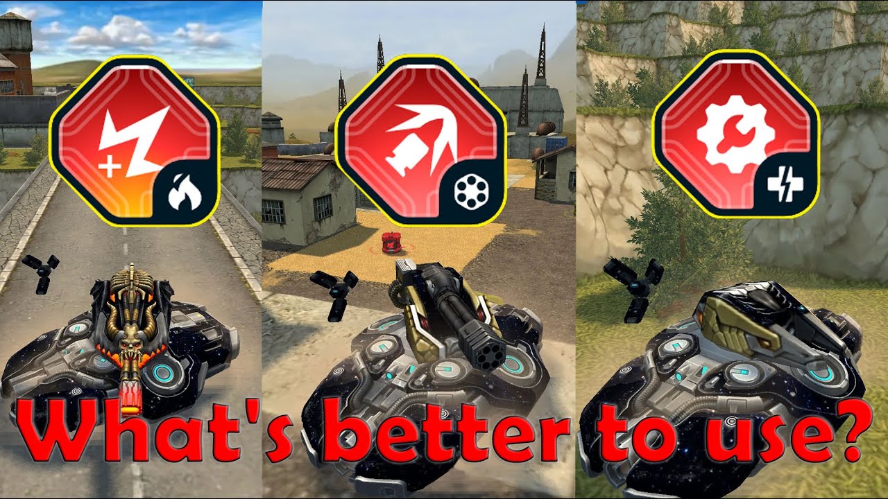 Which's better to use? New augments from the new mini-game. Tanki Online.