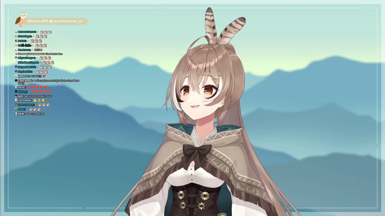 Nanashi Mumei sings Gives You Hell