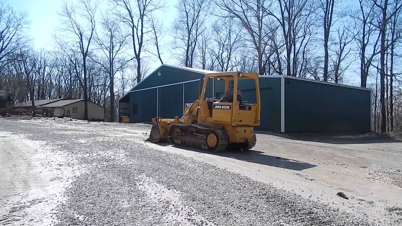 2000 John Deere 555g track loader one owner C&C Equipment 812-336-2894