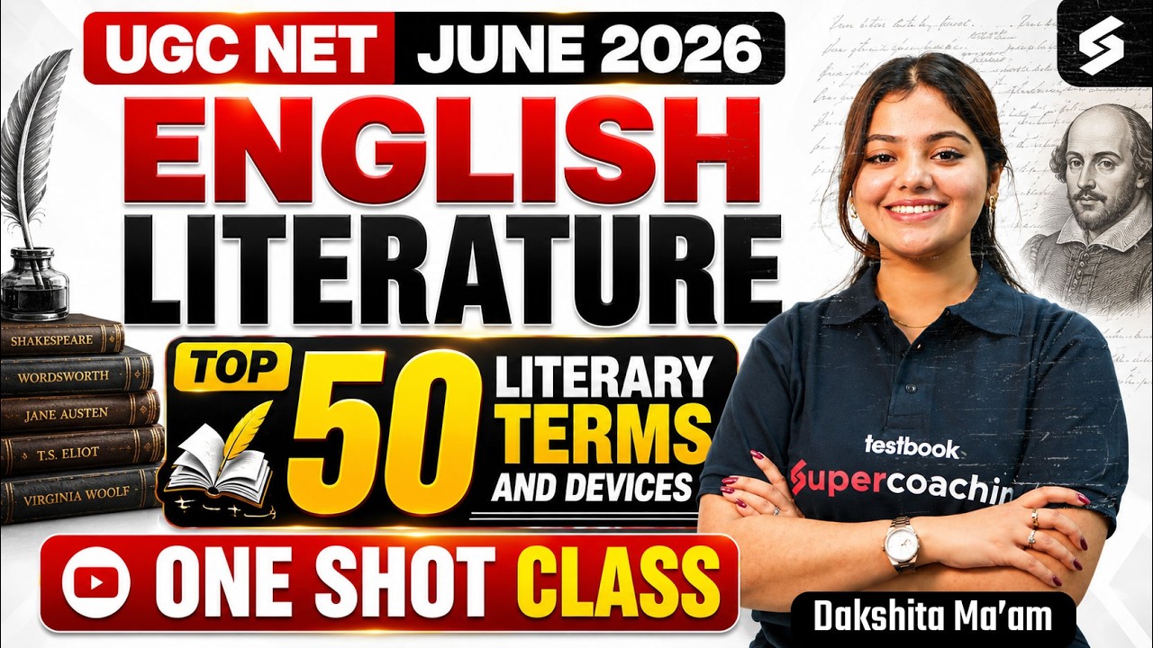 UGC NET English Literature | Literary Terms & Devices in English Literature UGC NET by Dakshita Mam