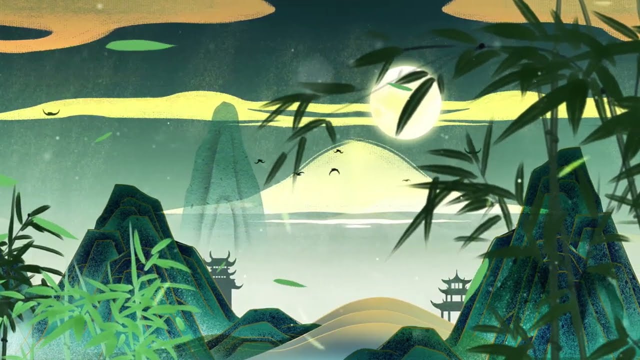 Peaceful Chinese Mountain Dreams &bull; Animated Art for Sleep, Study & Inner Peace