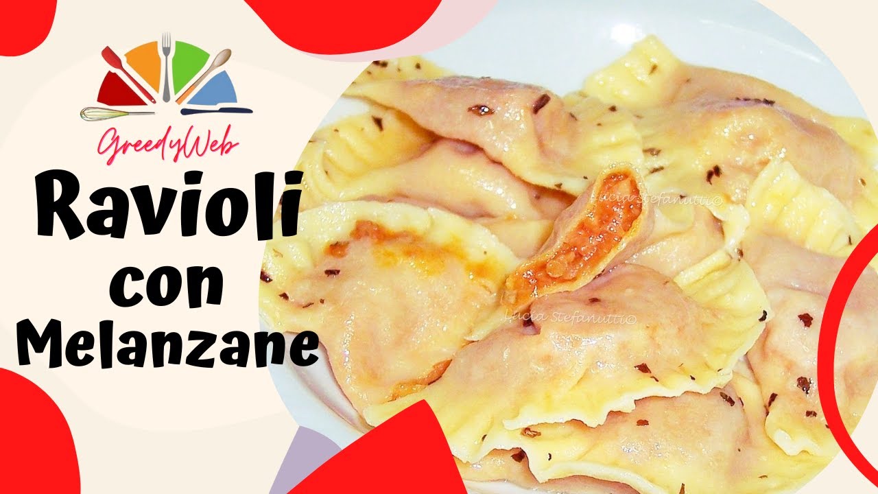 RICETTA Ravioli con melanzane gustosissimo primo facile da fare