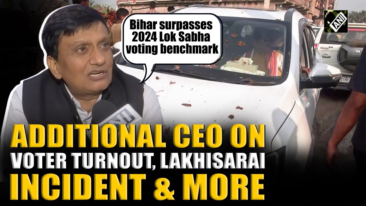 Additional CEO Madhav Singh exclusive on Voter turnout, Lakhisarai incident, EVM issue & more