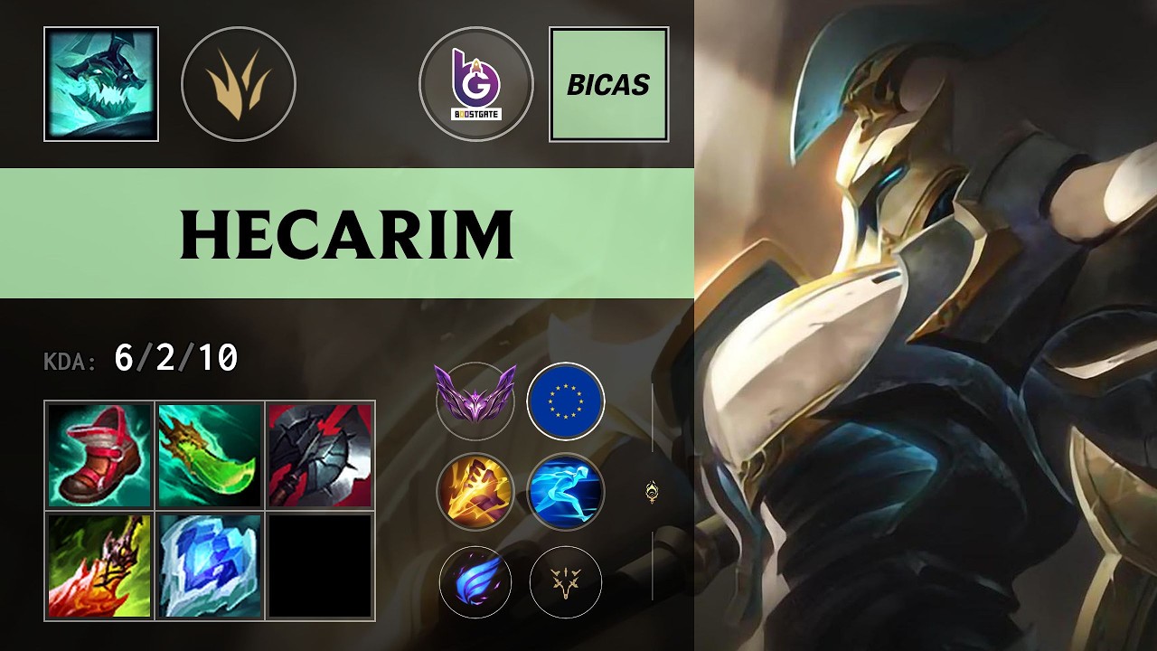 (BGT Bicas) Hecarim Jungle vs Jayce - EUW Master Patch 26.11