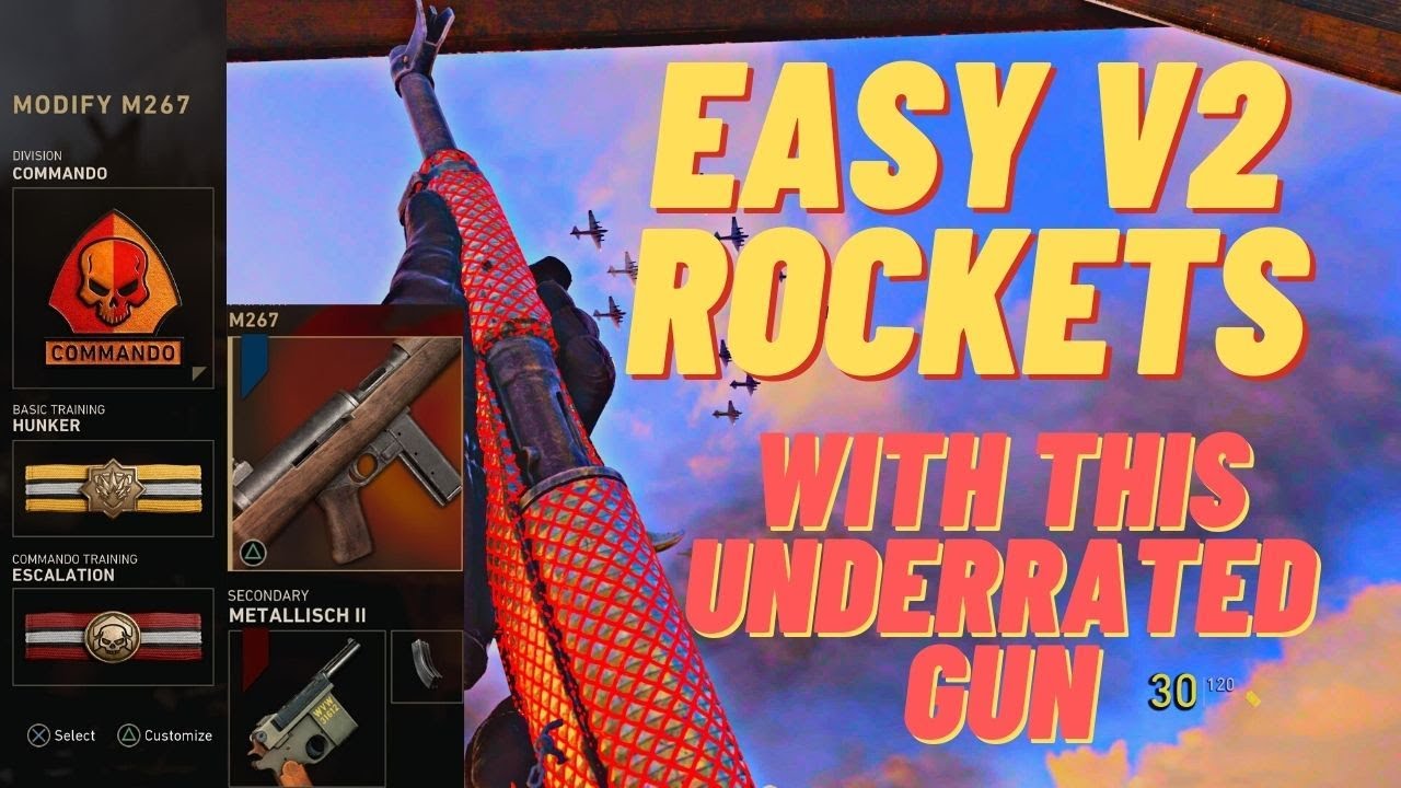 2 V2 ROCKETS with this underrated M267 CLASS SETUP - CoD WW2