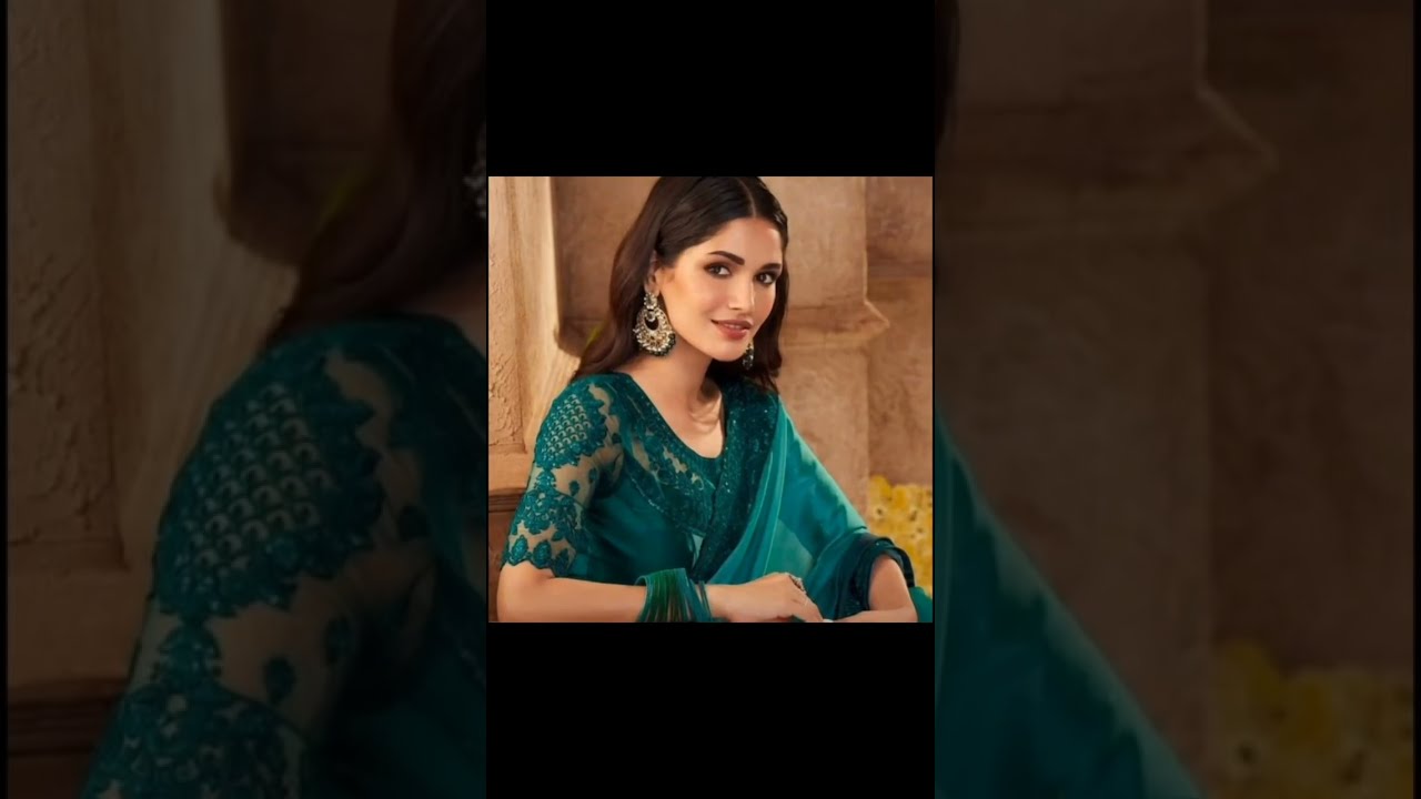 Navratri festival Day - 9 peacock green colour silksaree collection 2023 | Functionsaree |#naarifs