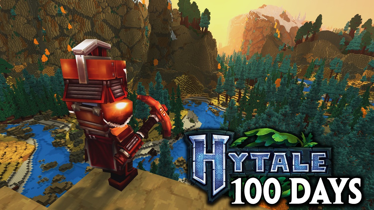 I Survived 100 Days in Hytale