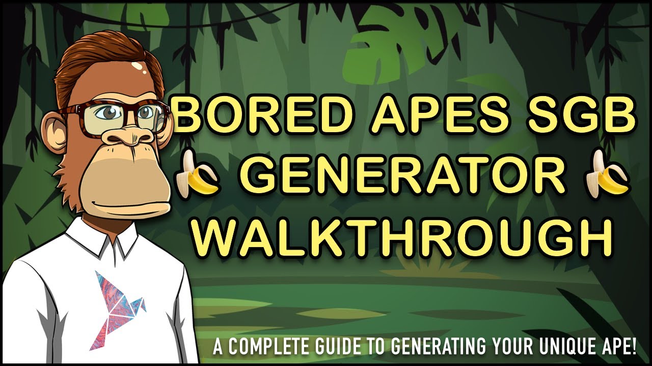 🍌 Bored Apes SGB 🍌 - NFT Generator Walkthrough! (BestFTSO)