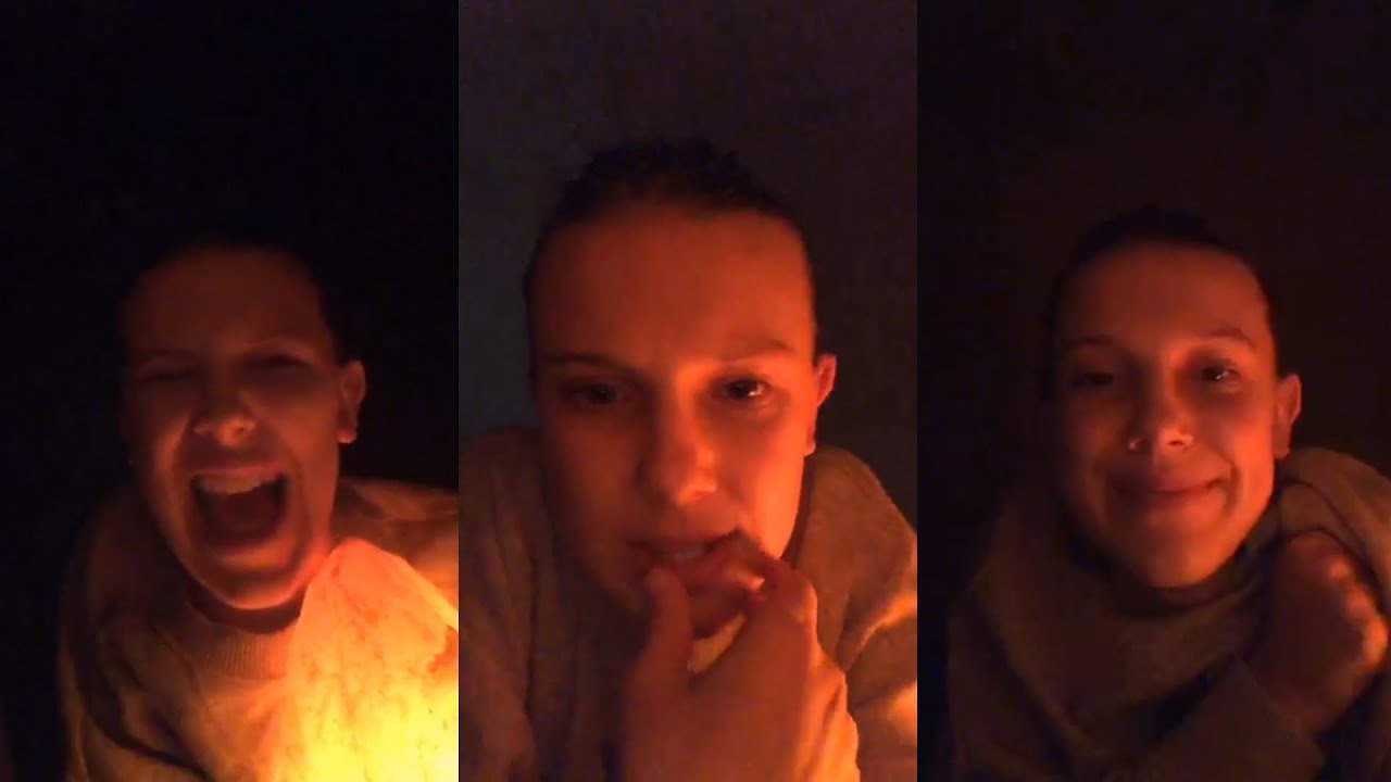 Millie Bobby Brown | Instagram Live Stream | 23 October 2018