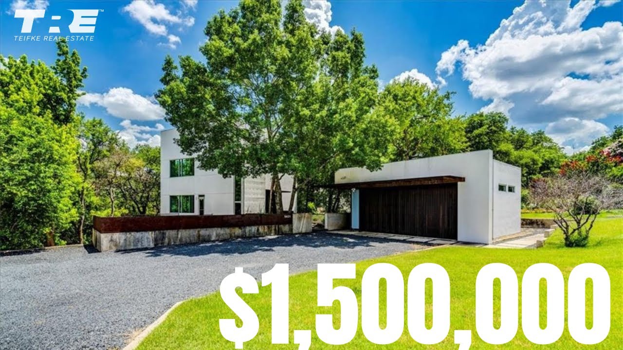 Inside a $1,500,000 Home near Mount Bonnell in Austin, TX
