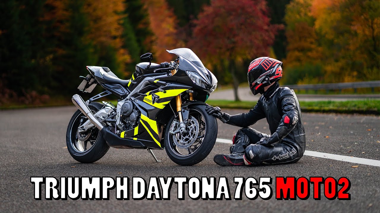 Ich fahre die MOTO2 Triumph Daytona 765 | Dualvlog