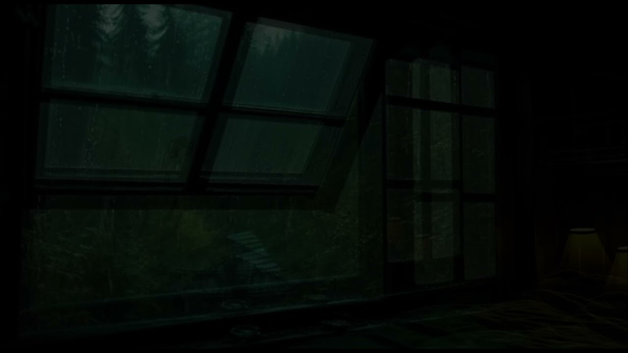 🌧️✨Rain & Thunder | Dark Screen | Trusting the Future & Walking Without Fear 🌙