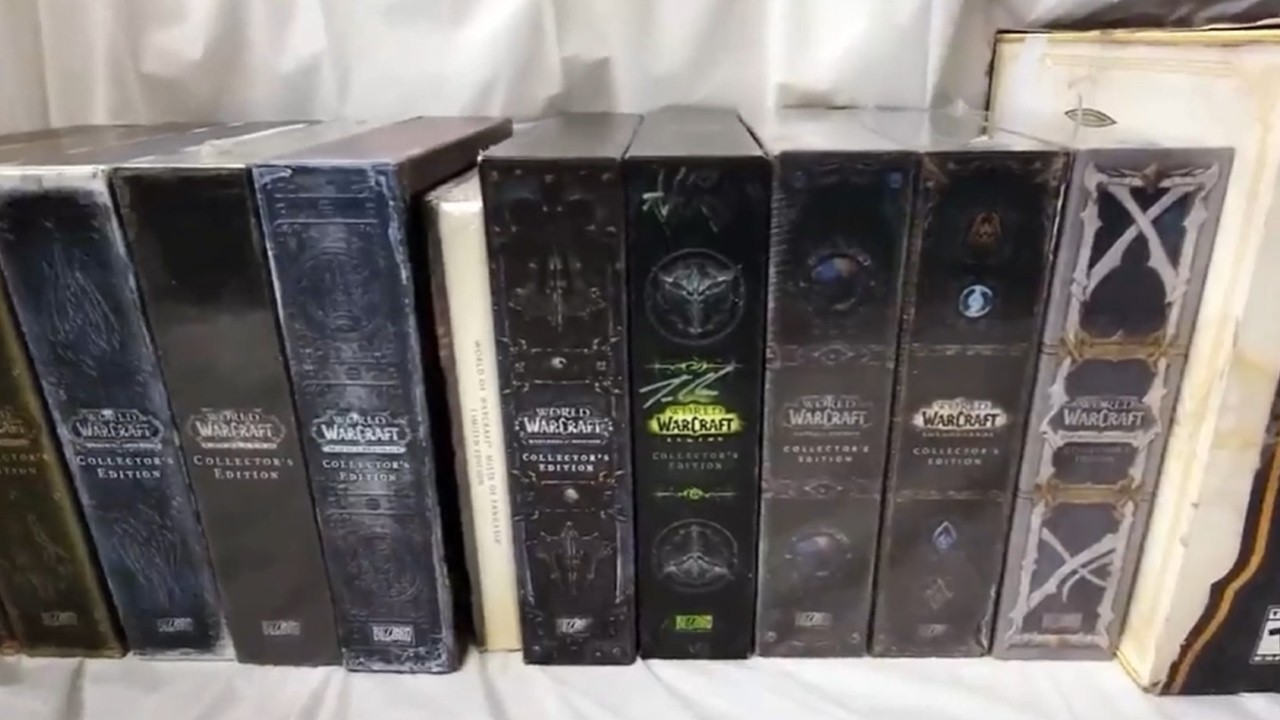 UNBOXING World of Warcraft Midnight Collector's Edition  + ALL WOW COLLECTOR'S EDITIONS