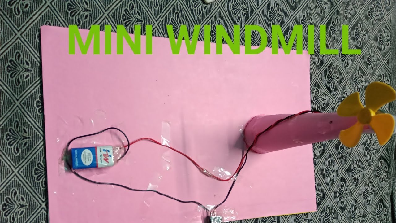 how to make mini windmill project
