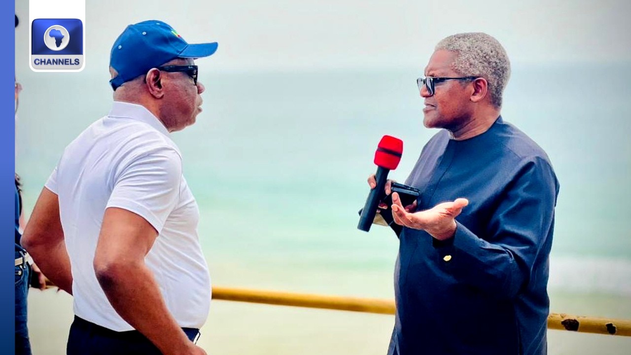 Dangote Hosts NNPCL CEO Ojulari At Refinery, Unveils Port Expansion Plans