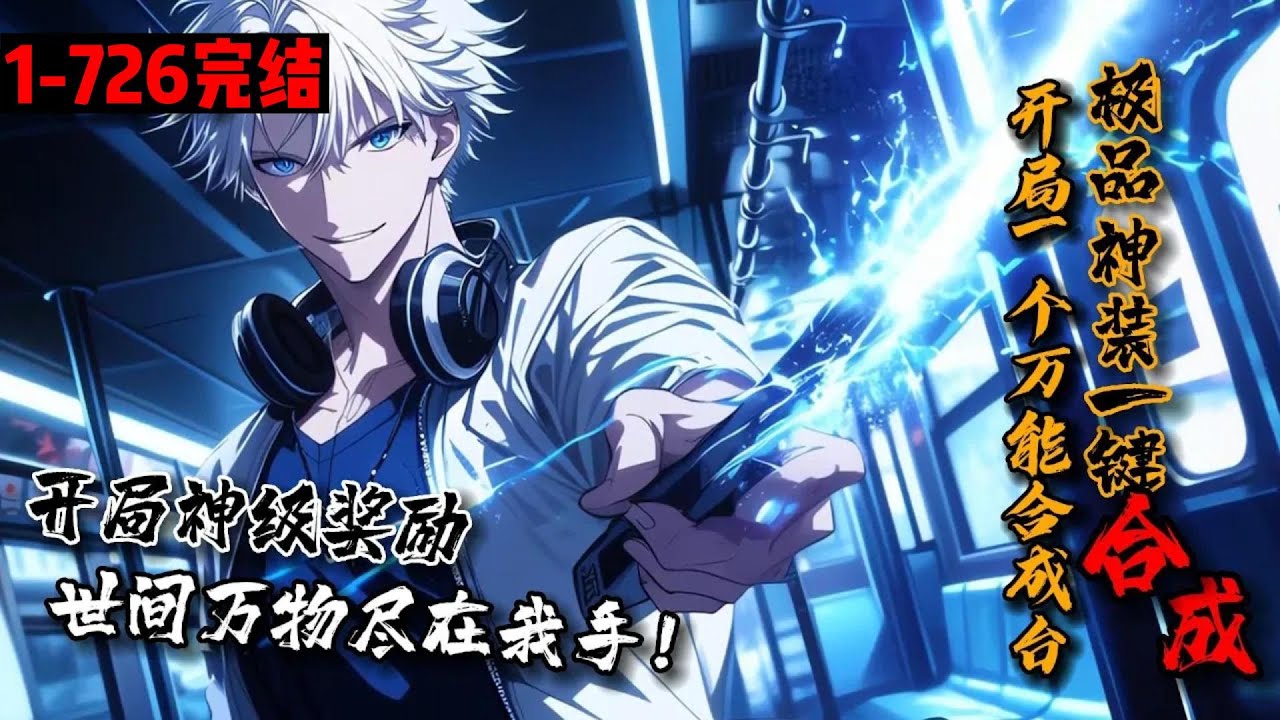 【62小时完结】《开局一个万能合成台，极品神装一键合成！》1-726 江言穿越灵气复苏的世界，开局万能合成台。从此世间万物尽在他手！矿泉水合成灵泉，水果刀合成灵器，随手捡的鸟蛋都能合出神兽#星辰漫客
